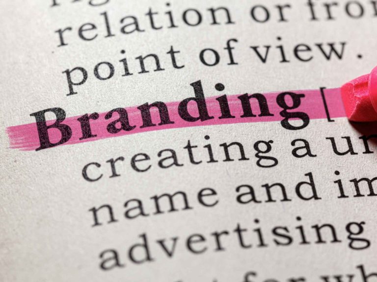 A highlighter on the word Branding for an article on What is Branding Strategy